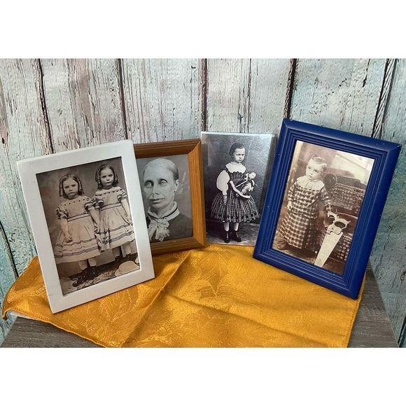 Creepy Photo Collection Bundle of 4 Framed Photos 💀🧌 - Picture 4 of 11